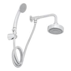 Imagem de Chuveiro Ducha Cromada Com Chuveirinho Power Flux - Deluxe