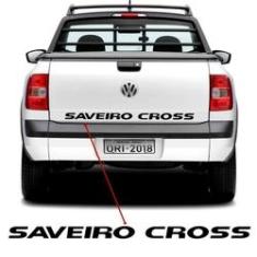 Imagem de Faixa Tampa Traseira Saveiro Cross 2011, 2012 e 2013 Adesivo 