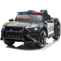 Imagem de Carrinho De Polícia Elétrico Controle Remoto 12V Shiny Toys