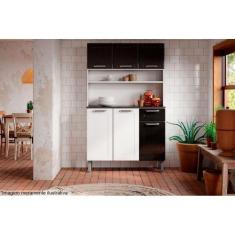 Imagem de Kit De Cozinha Bertolini Dona Maria 6170 105cm Branco/Preto