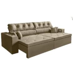 Imagem de Sofá 5 Lugares Smart 3,02 Metros Castor Retrátil, Reclinável Tecnologi