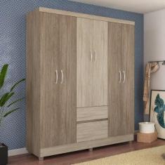 Imagem de Guarda Roupa Flash 6 Portas Vanilla - Demóbile