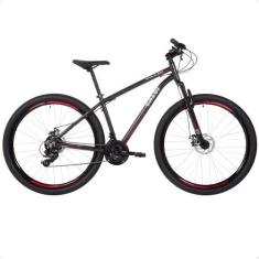 Imagem de Bicicleta Caloi Vulcan Tamanho 17 Aro 29 21 Velocidades Cinza Ano 2023