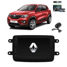 Imagem de Kit Central Multimídia KWID - Mp8 + Moldura + Câmera + Tv + Interface 