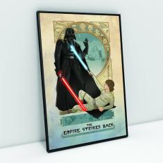Imagem de Quadro decorativo poster Star Wars Empire Strikes Back