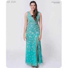 Imagem de Vestido de festa longo de TULE Bordado Tiffany - Ref. 2321