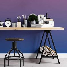 Imagem de Papel de Parede Adesivo Degradê Coral e  N05169 Rolo de 0,58x3,00m