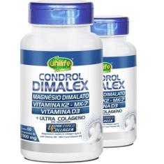 Imagem de Kit 2 Condrol Dimalex 1000mg Unilife 60 Comprimidos