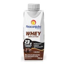 Imagem de Bebida Whey Sabor Cacau Zero Lactose Piracanjuba 250ml