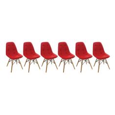 Imagem de Conjunto com 6 Cadeiras Eames Eiffel Botonê - 