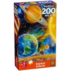 Imagem de Quebra Cabeça Puzzle 200 Peças Espaço Sideral Grow