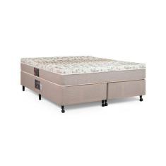 Imagem de Cama Box - Colchão King Size Class Molas Pocket One Face Castor Com Bo