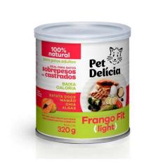 Imagem de Ração Úmida Pet Delícia Natural Gatos Adultos Frango Fit 320g - Pet De