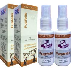 Imagem de 2 Homeopatia Sindrome Urologica Homeopet Fusfelis Gatos 30ml
