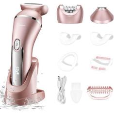 Imagem de Barbeador elétrico Hatteker Lady Epilator 3 em 1 à prova d'água