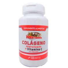 Imagem de 2 Colágeno Hidrolisado + Vitamina C 120 Cápsulas 500mg - Rei Terra