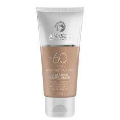 Imagem de Protetor Solar Facial Anasol Base Média 60 Fps Clareador Toque Seco Oil Free Hipoalérgico Vegano Com Vitamina E