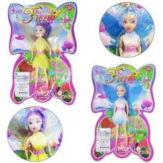 Imagem de Boneca Fada Butterfly Fairy Com Vestido Colors Na Cartela