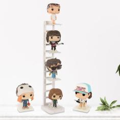 Imagem de YODAR Organizador de prateleira de exibição, suporte de exibição de 3 níveis para bonecos Funko Pop, bandeja de 4 camadas, prateleiras Funko Pop para decoração