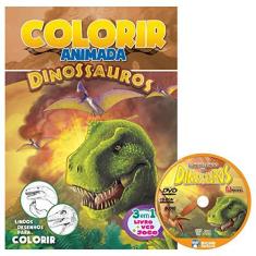 Livro Blocão de colorir Dinossauros incríveis - Ciranda Cultural