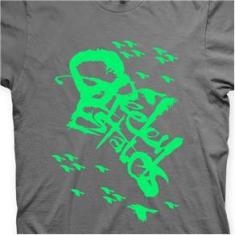 Imagem de Camiseta Greeley Estates Chumbo e Verde em Silk 100% Algodão