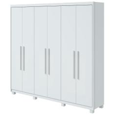 Imagem de Guarda Roupa Casal 6 Portas áries Lopas Branco