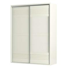 Imagem de Guarda-Roupa Casal Caribe 2 pt 2 gv Off White 179 cm