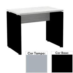 Imagem de Mesa De Escrit rio P  Painel Pe25 Em Mdp 120 X 60 Cm Cinza Co