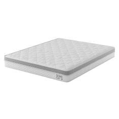 Imagem de colchão queen sigma molas ensacadas (22x158x198) branco e cinza