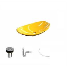 Imagem de Kit Cuba L45 C/Válvula Click 1''B (2,6cm) + Sifão Pvc + Flexível 