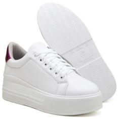 Imagem de Tênis Feminino Plataforma Flatform Branco-Feminino