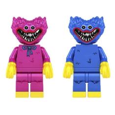 Imagem de Bonecos Blocos De Montar Dupla Poppy Huggy Wuggy Kissy Missy