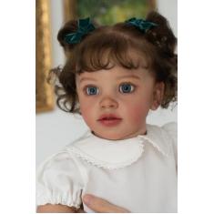 Imagem de Boneca Reborn iCradle Pippa 68 cm com cabelo enraizado à mão 1,6 kg