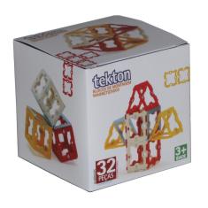 Imagem de Blocos De Montagem Magnetizados Tekton Toys – 32 Peças