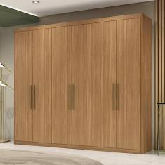 Imagem de Guarda Roupa Casal 6 Portas 3 Gavetas Sumatra Demóbile Amendola Touch