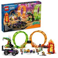 Imagem de 60339 LEGO® City Arena de Acrobacias de Giro Duplo; Kit de Construção (598 peças)