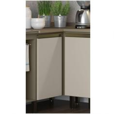 Imagem de Balcão Canto Reto 01 Porta Cozinha Évelin Henn Duna Cristal