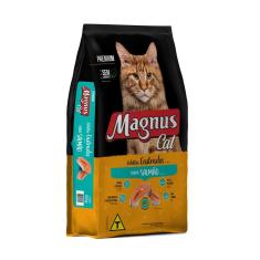 Imagem de Ração Magnus Premium Gatos Adultos Castrados Salmão 20kg