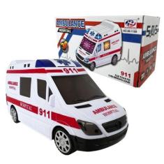 Imagem de Brinquedo Infantil Carrinho De Ambulância Com Som E Luz - Dbrinq