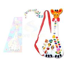 Imagem de Guitarra Musical Infantil Girafa 26 Teclas Sons E 10 Músicas - Str Sto