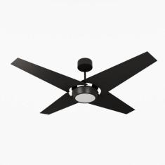 Imagem de Ventilador De Teto Natuvent Callis Led 4 Pás Madeira Preto