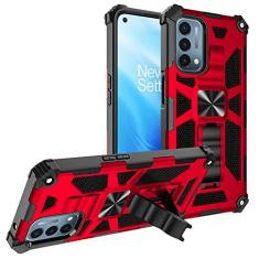 Imagem de Lokyoo Capa para Oneplus Nord N200 5G 2021, grau militar, capa testada contra quedas, suporte integrado compatível com suporte magnético para carro, capa protetora para celular Oneplus Nord N200 5G