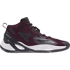 Imagem de adidas Exhibit A Mid Shoe - Unisex Basketball Team Maroon/Core Black/White