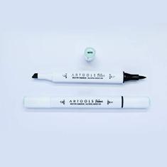 Imagem de Marca Texto Artools Pictom Pontas Broad e Brush Verde G012