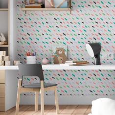 Imagem de Papel De Parede Adesivo Abstrato Infantil N06167 0,58X3,00M