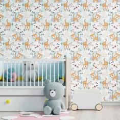 Imagem de Papel De Parede Adesivo Tigre N09079 Rolo 0,58X3M