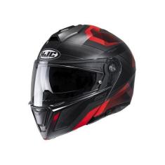 Imagem de Capacete Hjc I90 Lark Vermelho E Preto 55
