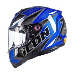 Imagem de Capacete Moto Peels Esportivo Lançamento Icon Fast Original, 60, Azul