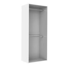 Imagem de Guarda-Roupa Modulado Tuyo 2 Cabideiros Branco 90 cm
