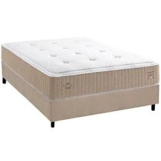 Imagem de Cama Box Casal: Colchão Molas Bonnel Herval Maxspring Crown Comfort C1